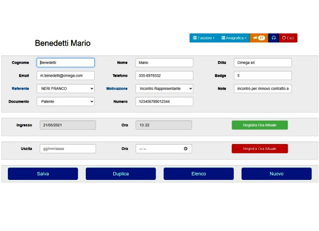 Jweb-VIS Registro Visitatori CloudEN